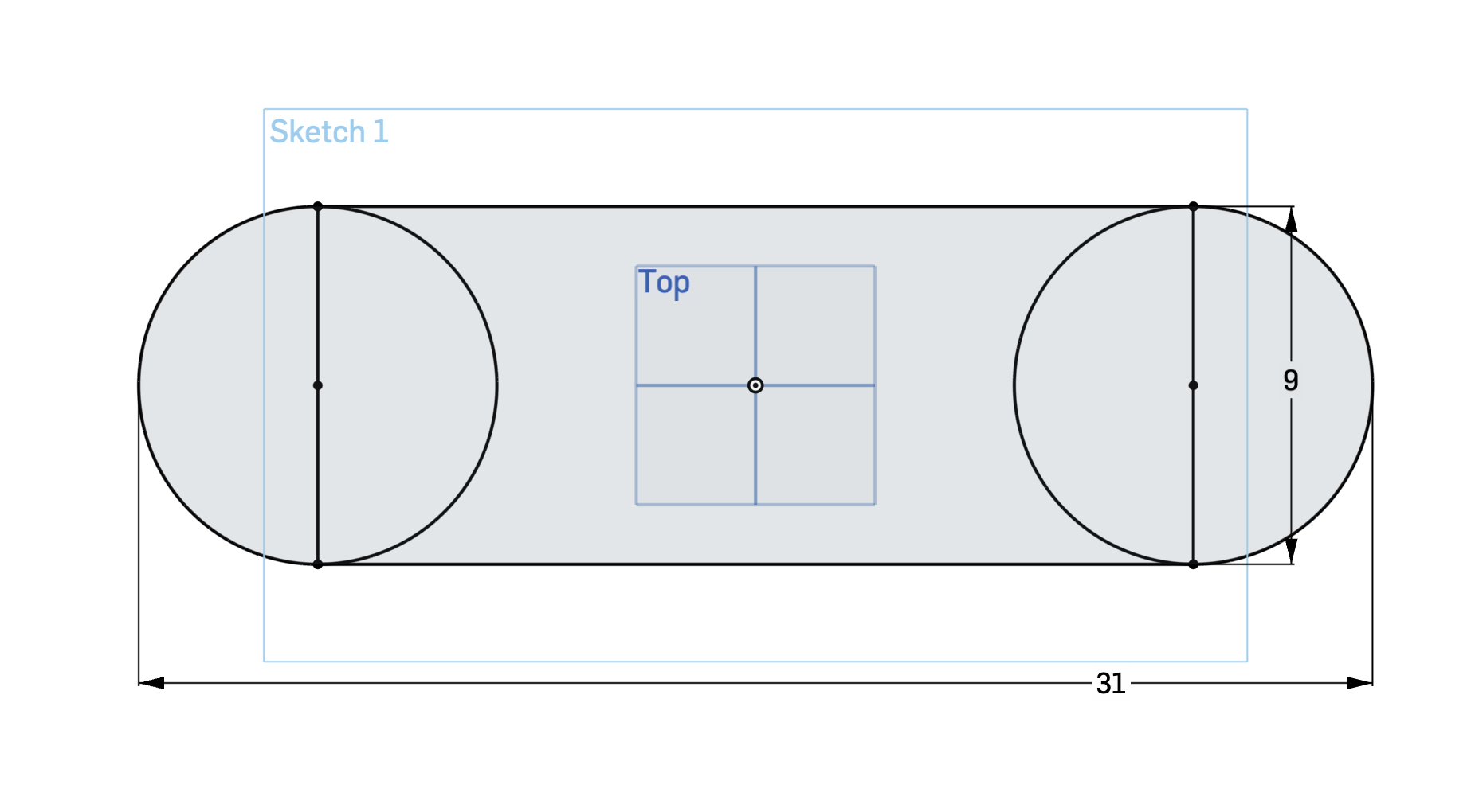 The sketch for the deck